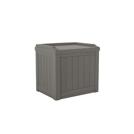 Suncast Suncast 22 in. W X 17 in. D Gray Plastic Deck Box with Seat 22 gal SS601ST